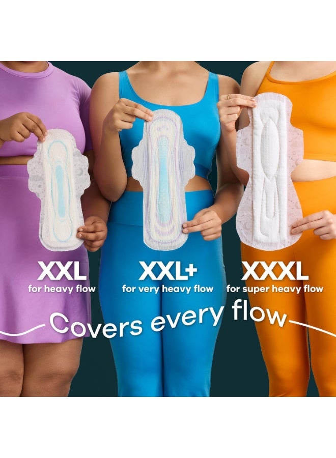 وسبير فوط صحية ليلية من ويسبر بينداز | عبوة من 16 فوطة رفيعة | مقاس XXL+ | تسربات تصل إلى 0% | ظهر أطول وأعرض بنسبة 60% | طبقة علوية جافة | تغطية تدوم طويلاً | امتصاص أسرع | طول 36 سم | مع غلاف للاستخدام مرة واحدة - Image 2