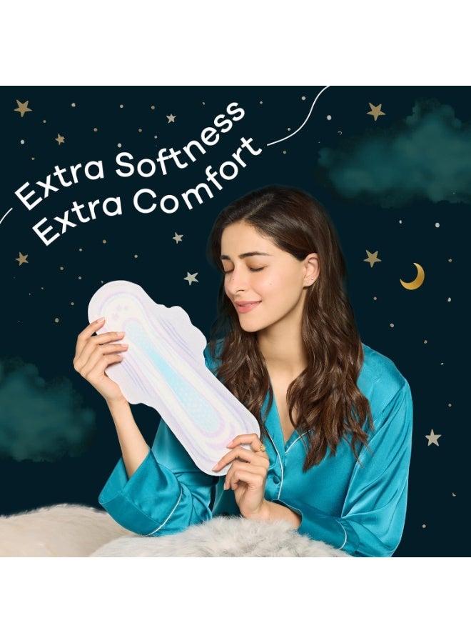 وسبير فوط صحية ليلية من ويسبر بينداز | عبوة من 16 فوطة رفيعة | مقاس XXL+ | تسربات تصل إلى 0% | ظهر أطول وأعرض بنسبة 60% | طبقة علوية جافة | تغطية تدوم طويلاً | امتصاص أسرع | طول 36 سم | مع غلاف للاستخدام مرة واحدة - Image 5