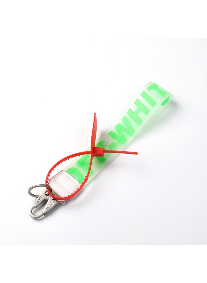 OFF-WHITE VPC material, street fashion, keychain, key ring, lanyard - Image 1