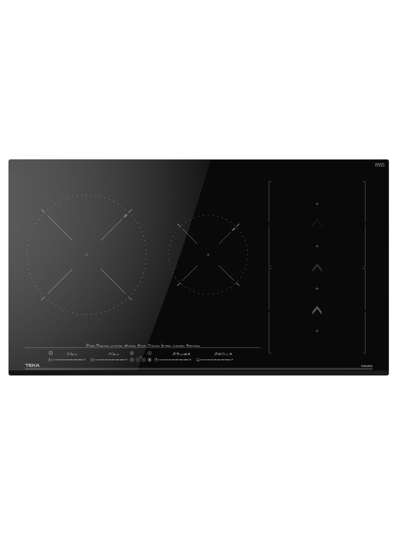 Teka IZS 96700 MST  90 cm induction Flex hob with SlideCooking function and 4 cooking zones -Made in Europe 112500033 Black - Image 1
