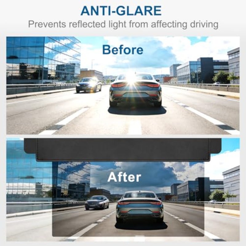 Sun Visor Extender for Car Polarized, UV400, PC Lens, 2 Side Sunshade,Car Visor Extender Sun Blocker, Visor Extender Attachment, Anti-Glare for Safe Driving - Image 4
