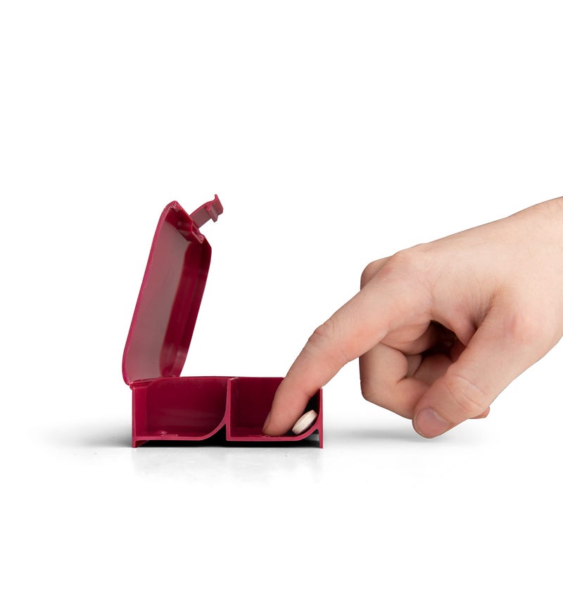 Smartshake DC Comic Pill Box Organizer (Pack of 2) - Portable Size, BPA Free - Medicine Storage Box for Daily Use - 7-Day Pill case for Travel, Vitamin, and Supplement (Wonder Women) - Image 3