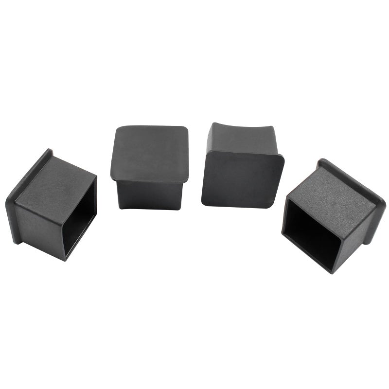 Phituoda 8 Pieces Rubber Furniture Leg Caps, 30Mm X 30Mm Square Chair Table Leg Covers, Soft Furniture Feet End Cap Tips Floor Protector For Chair Table - Image 2