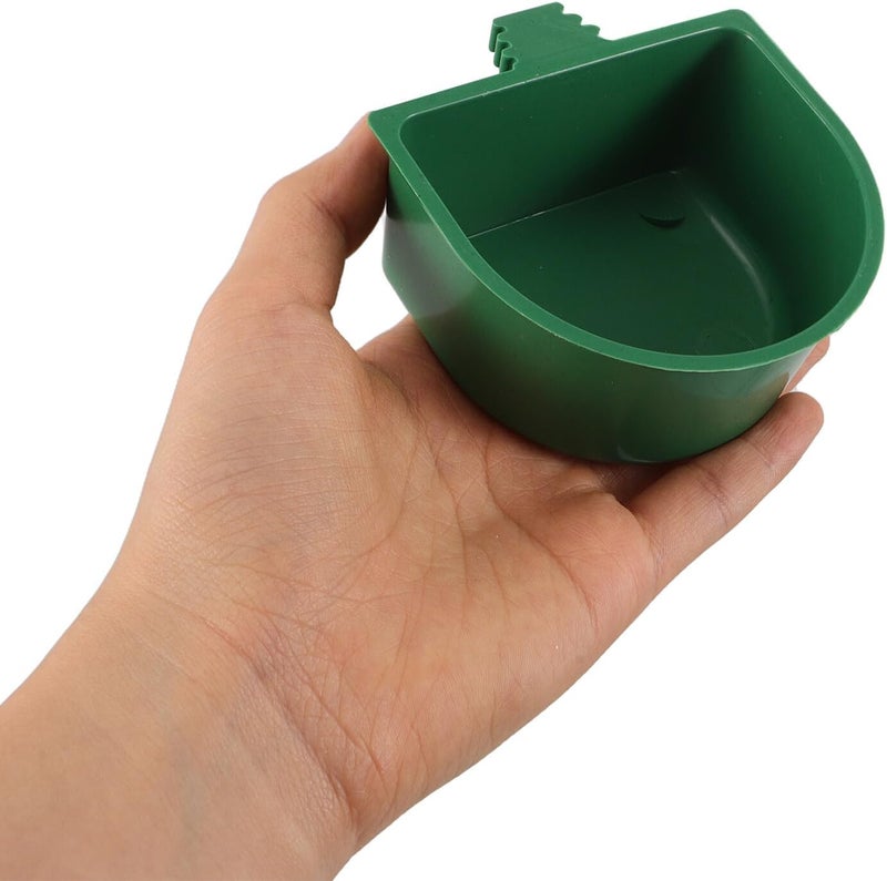 GALPADA 30pcs Parrot Cage Feeders and Bird Feeding Water Dishes, Plastic Bird Cage Feeding Bowls with Clamp Holders, Small Coop Cups for Cockatiel Budgie Parakeet - Image 4