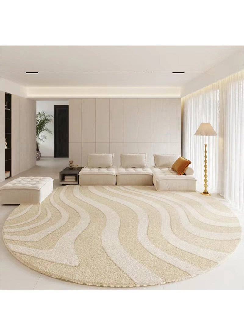 GOOTOY Modern Style Area Rug Non Slip Extra Soft Touch Living Room Bedroom Kitchen Decoration of Carpet Floor Rug 120x120cm  - Image 5