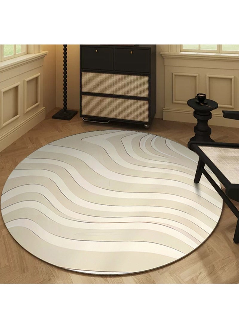 GOOTOY Modern Style Area Rug Non Slip Extra Soft Touch Living Room Bedroom Kitchen Decoration of Carpet Floor Rug 120x120cm  - Image 2