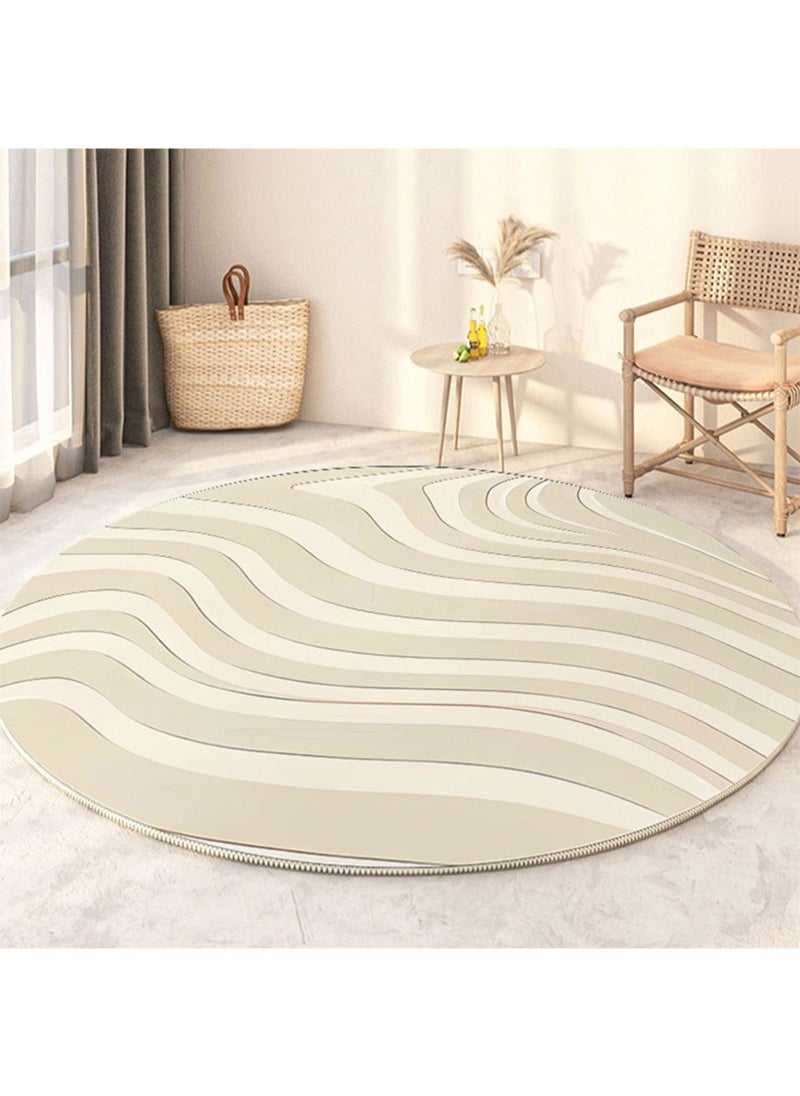 GOOTOY Modern Style Area Rug Non Slip Extra Soft Touch Living Room Bedroom Kitchen Decoration of Carpet Floor Rug 120x120cm  - Image 1