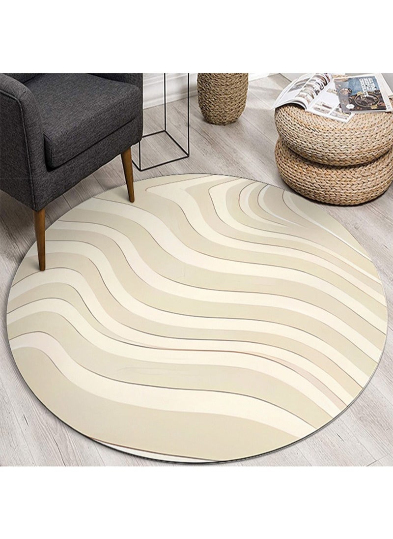 GOOTOY Modern Style Area Rug Non Slip Extra Soft Touch Living Room Bedroom Kitchen Decoration of Carpet Floor Rug 120x120cm  - Image 3