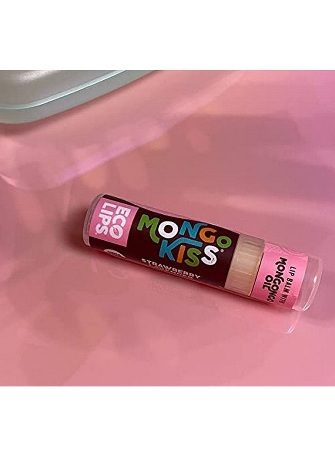 Eco Lips بالمر شفاه عضوي من مونغو كيس ٤ عبوات برتقال دموي يامبيري فراولة لافندر كرز أسود ١٠٠٪ عضوي من وزارة الزراعة الأمريكية يهدئ ويرطب الشفاه الجافة والمتشققة والمجعدة صنع في الولايات المتحدة - Image 5