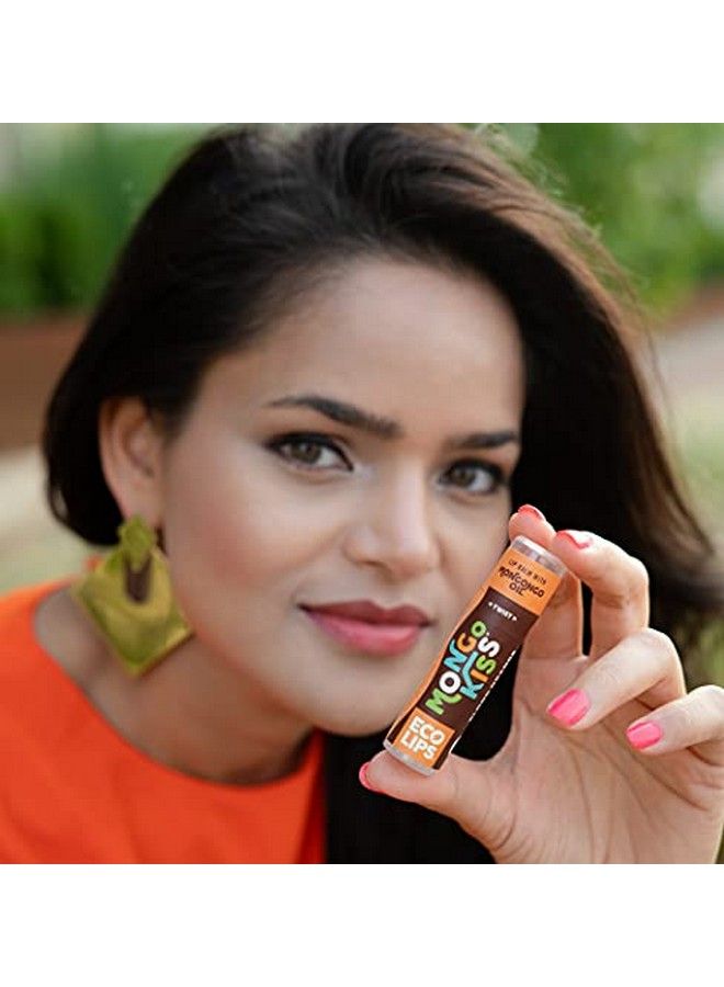 Eco Lips بالمر شفاه عضوي من مونغو كيس ٤ عبوات برتقال دموي يامبيري فراولة لافندر كرز أسود ١٠٠٪ عضوي من وزارة الزراعة الأمريكية يهدئ ويرطب الشفاه الجافة والمتشققة والمجعدة صنع في الولايات المتحدة - Image 4