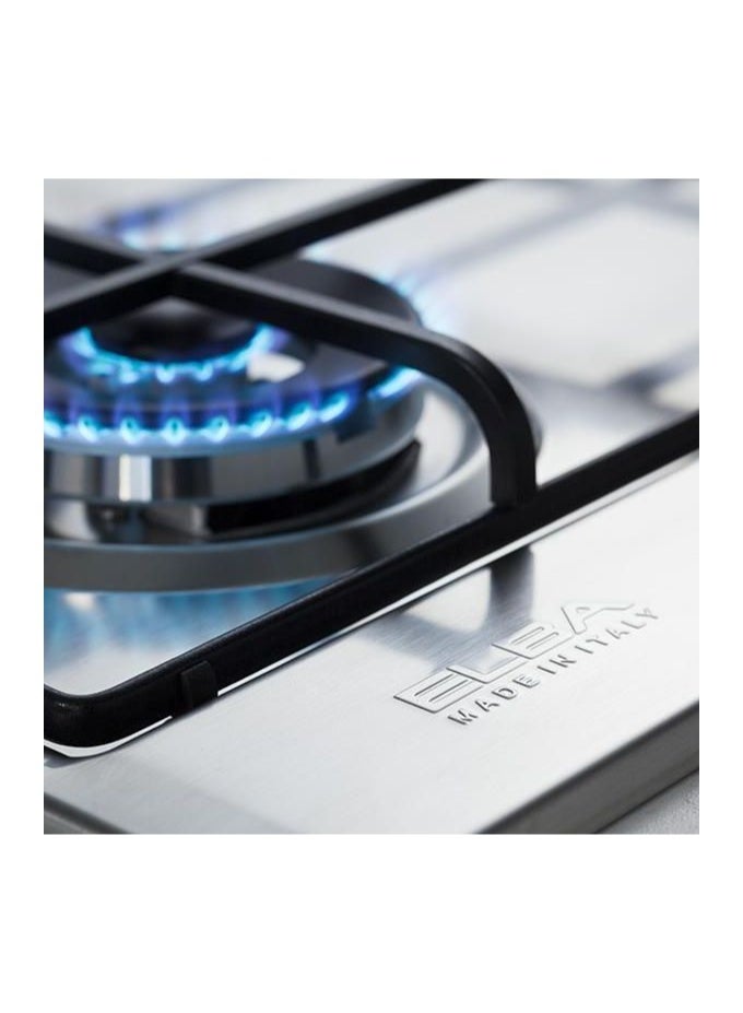 ELBA Built in Gas Cooker 75 CM, Stainless Steel, 5 Burners, Front Control, Automatic Ignition -ELIO 75-545 L(Made in Italy) - Image 4