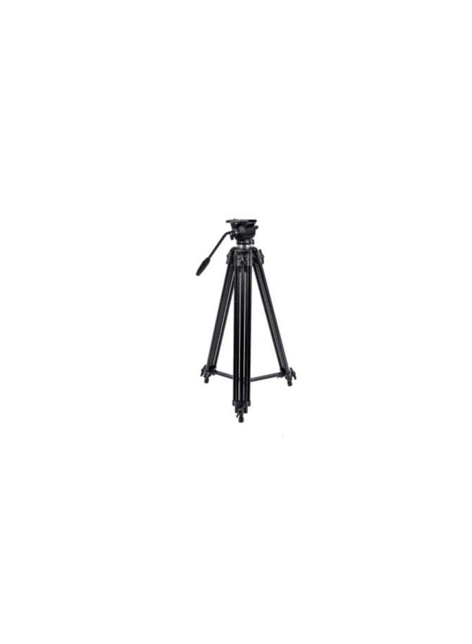 Promage PMT-550 Professional Video Tripod – Aluminum Alloy with Fluid Head, 89–185cm Adjustable Height, 6kg Load Capacity, with Carry Bag - Image 1