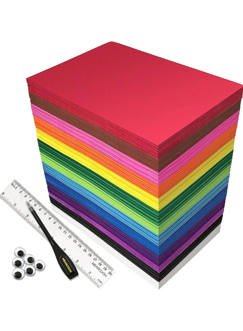 CRAFT MAGIC EVA Foam Sheets A3 Size (29.7 x 42 cm) – 10 PCS Colorful Craft Foam for DIY, Kids Crafts, School Art Projects, Party Decor – 2mm Thick Soft Foam Sheets - Image 4