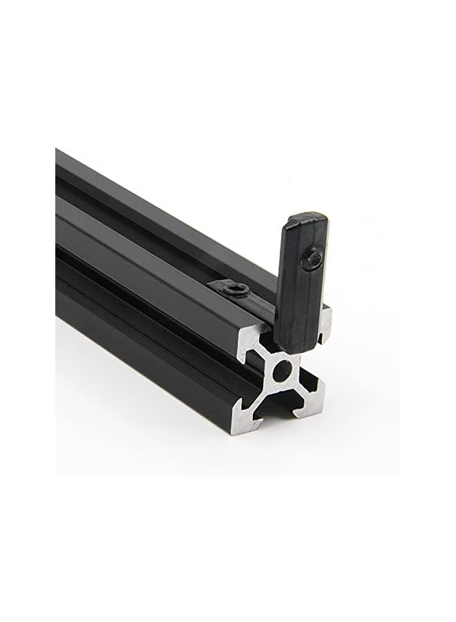 PROMASS promass 20PCS Black T Slot L-Shape 90 Degree Interior Inside Corner Connector Joint Bracket with Screws for 6mm T Slot Aluminum Extrusion Profile 2020 Series Slot  - Image 3