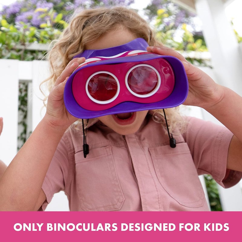 Educational Insights GeoSafari Jr. Kidnoculars - Pink Binoculars for Toddlers and Kids, Ages 3+ - Image 2