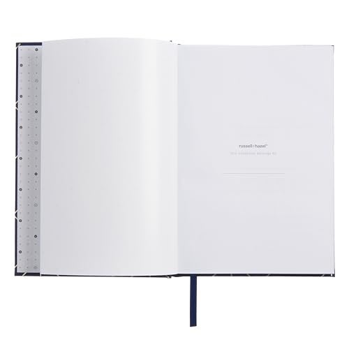 russell+hazel Navy and Gold Foil A5 Journal, Notebook, 252 Ruled Pages, 5.89” x 8.33” - Image 4