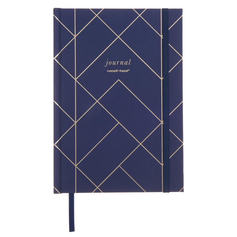 russell+hazel Navy and Gold Foil A5 Journal, Notebook, 252 Ruled Pages, 5.89” x 8.33” - Image 5