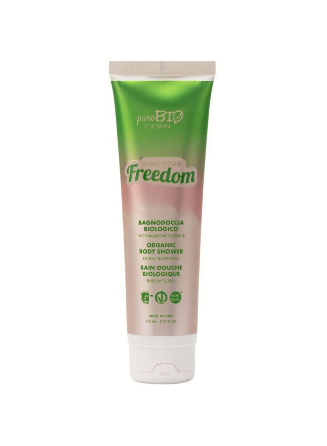 puroBio Organic Body Shower Floral Fragrance Freedom 150ml - Image 1