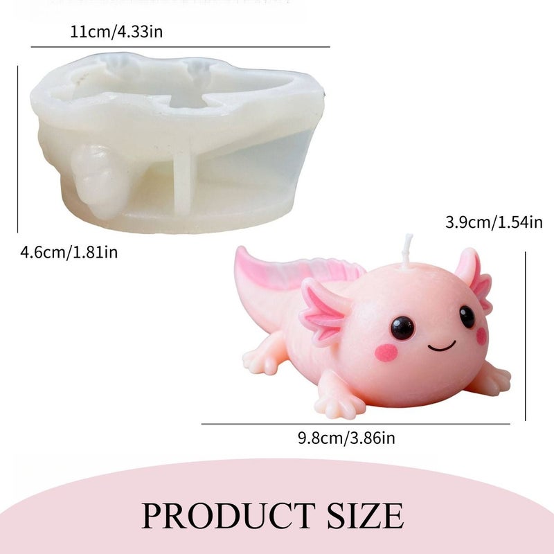 Salamander Silicone Candle Mold Reusable For Soap Plaster And Resin Casting - Image 4