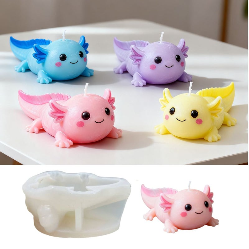 Salamander Silicone Candle Mold Reusable For Soap Plaster And Resin Casting - Image 1