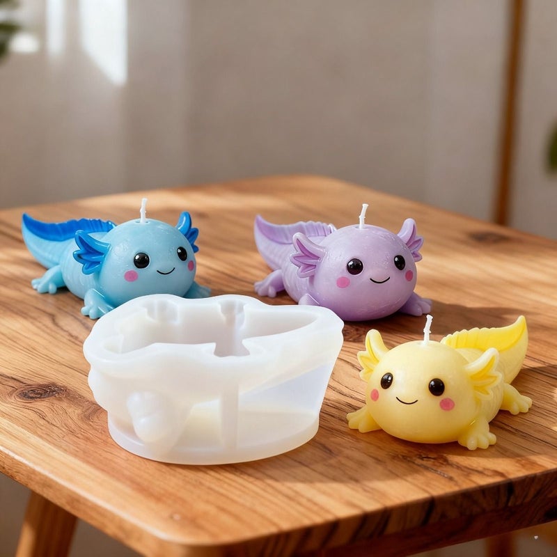 Salamander Silicone Candle Mold Reusable For Soap Plaster And Resin Casting - Image 2