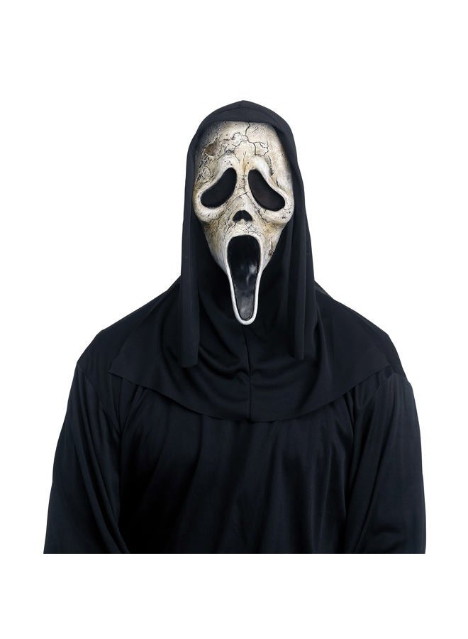 Fun World Officially Licensed Ghost Face Aged Mask Costume Accessory, Unisex Adult - Image 1