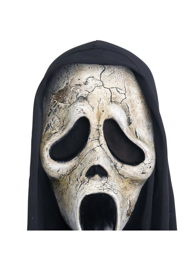 Fun World Officially Licensed Ghost Face Aged Mask Costume Accessory, Unisex Adult - Image 3