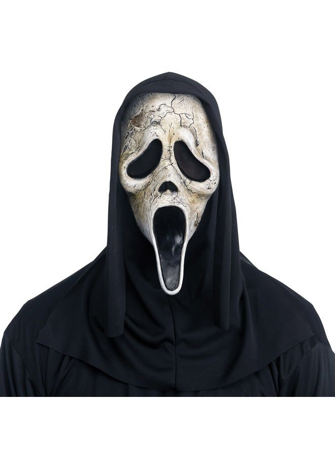 Fun World Officially Licensed Ghost Face Aged Mask Costume Accessory, Unisex Adult - Image 2
