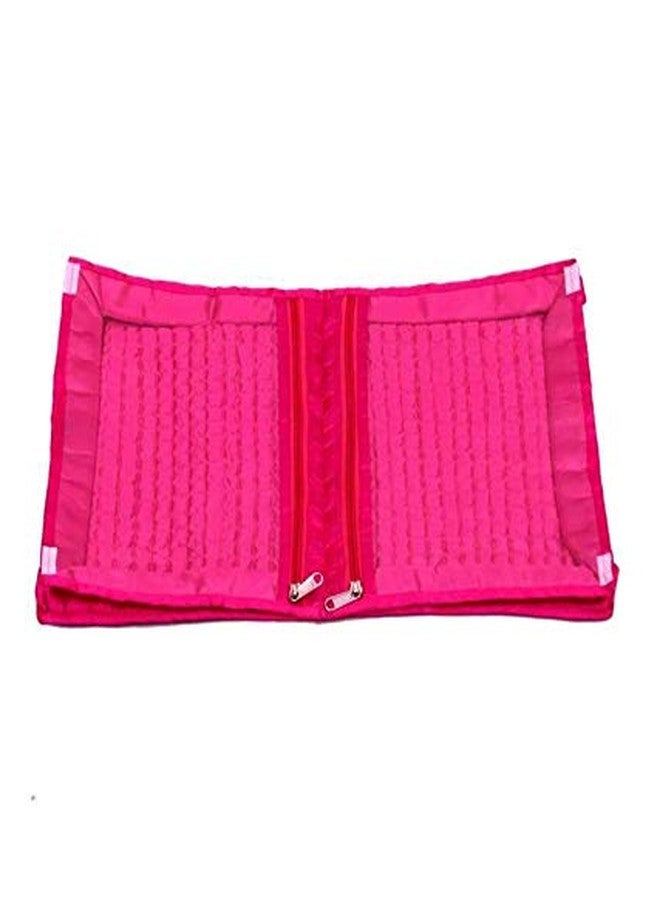 Padam Enterprises Undergarments Kit, Lingerie Cover, Undergarment Organiser in Heavy Quilted Satin (Magenta) - Image 4