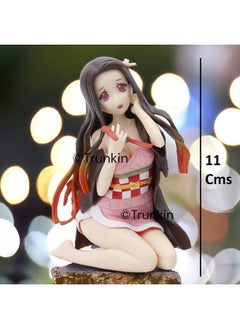 Trunkin Trunkin DemonSlayer Nezuko Sitting Cute Demon Mode 11 cm Action Figure  - Image 4