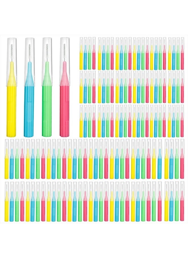 RAZOKO Interdental Brush, Toothpick Flossing Head,Easy Use Tooth Cleaning Tool (144 Count)(2mm/2.3mm/2.5mm/3mm)  - Image 1