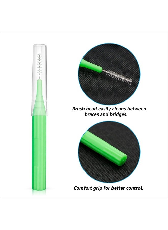 RAZOKO Interdental Brush, Toothpick Flossing Head,Easy Use Tooth Cleaning Tool (144 Count)(2mm/2.3mm/2.5mm/3mm)  - Image 5