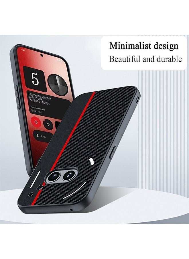 جراب لهاتف Nothing Phone 2A، [تبديد الحرارة] [مضاد لبصمات الأصابع] [يحمي الكاميرا الخلفية] جراب من مادة غير لامعة لهاتف Nothing Phone (2ah) في Ultra SI - Image 2