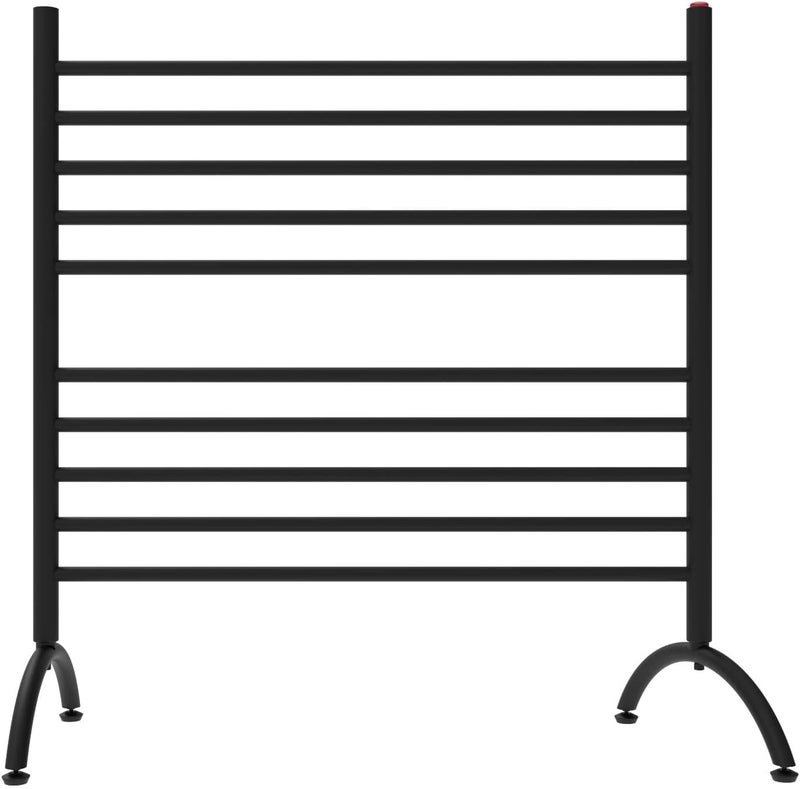 Amba Amba SAFSMB33 Solo 33 Freestanding 10 Bar Towel Warmer in Matte Black  - Image 2