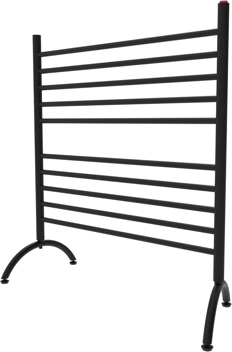 Amba Amba SAFSMB33 Solo 33 Freestanding 10 Bar Towel Warmer in Matte Black  - Image 3