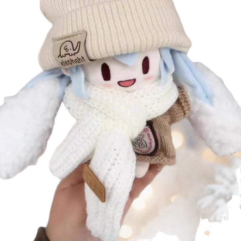 15cm Dressable Plush Doll Snow Doll with Outfit Change, Cute Stuffed Animal, Birthday Gift - Image 5