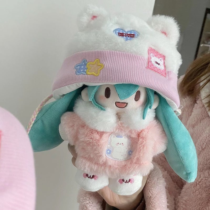 15cm Dressable Plush Doll Snow Doll with Outfit Change, Cute Stuffed Animal, Birthday Gift - Image 4