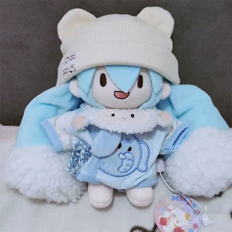 15cm Dressable Plush Doll Snow Doll with Outfit Change, Cute Stuffed Animal, Birthday Gift - Image 3