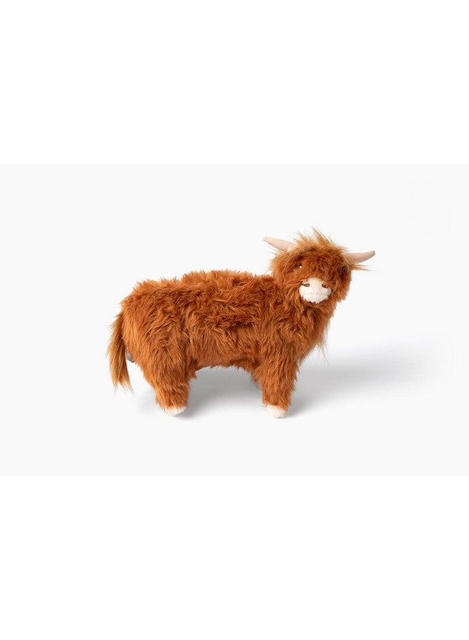 Midlee Standing Highland Cow Dog Toy - Image 1