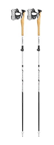 LEKI Cross Trail FX Superlite Carbon Collapsible Lightweight Trekking Poles for Hiking & Trail Running - White-Red-Black - 110-130 cm - Image 4