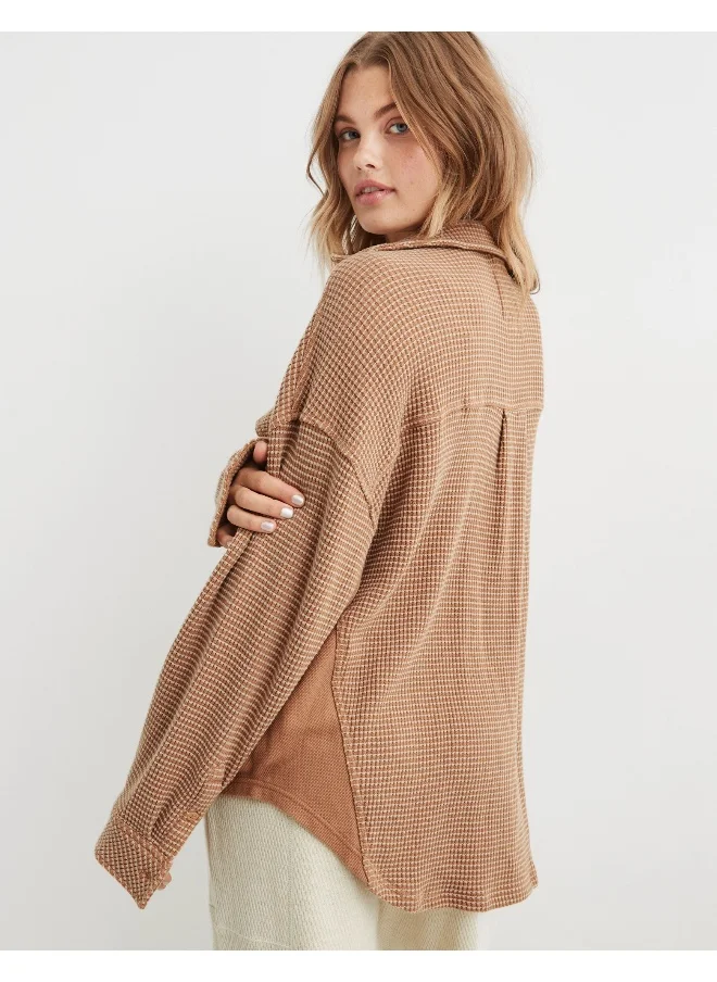 آري من امريكان ايجل Lumberjane Waffle Shirt