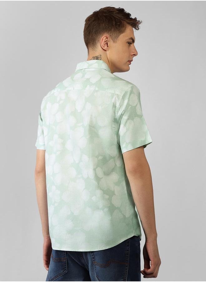 Dennis Lingo Relaxed Fit Multi-Color Cotton Casual Shirt Cuban Collar  - Image 5