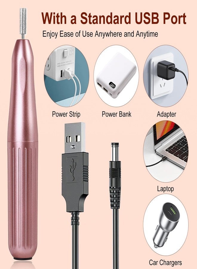 DOUBORQ Acrylic Nail Kit with Drill - Complete Starter Set for Beginners White Pink Clear Acrylic Powder,Base & Top Coat,6 color gel nail polish,Tools, Glitters(Pink) - Image 5