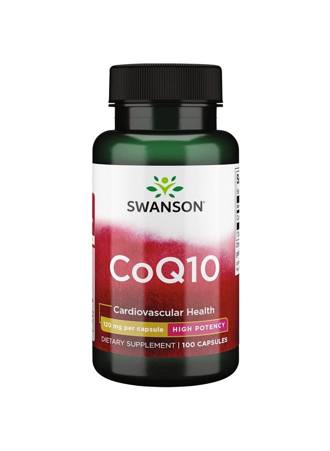SWANSON Coq10 Helps Promote Heart Health Energy Support & Aids Overall Cardiovascular System Health Helps Maintain Coenzyme Q10 Supplement (100 Capsules 120Mg Each) - Image 2