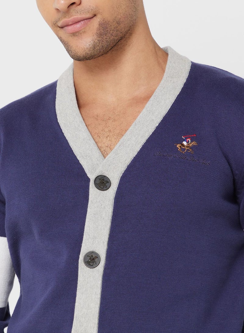 Color Block Cardigan