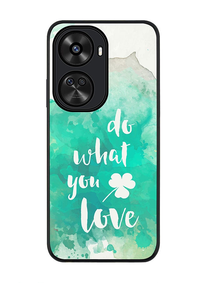 Stylizedd Rugged Black edge case for Huawei nova 12 SE / Huawei nova 11 SE 4G, Slim fit Case Flexible Anti Drop TPU Gel Thin Cover - Do what you love - Image 1