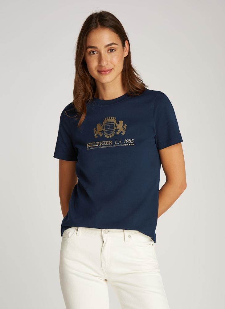 TOMMY HILFIGER - Crew Neck Graphic T-Shirt - Image 1