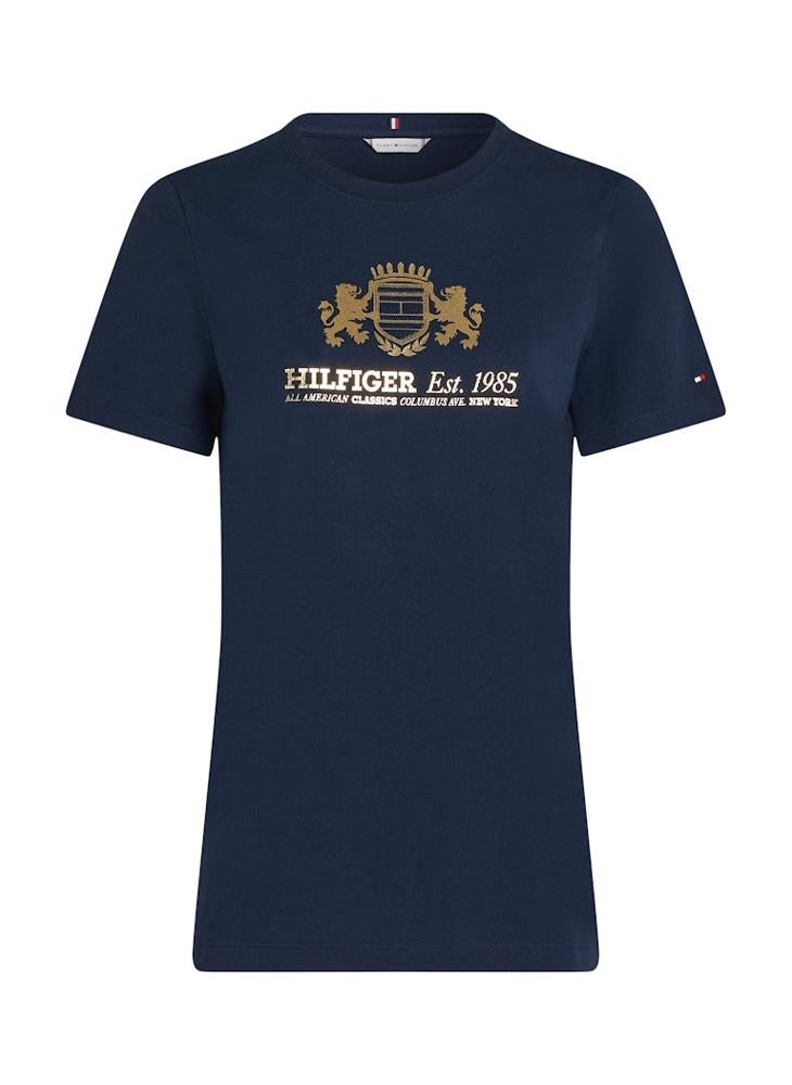 TOMMY HILFIGER - Crew Neck Graphic T-Shirt - Image 1