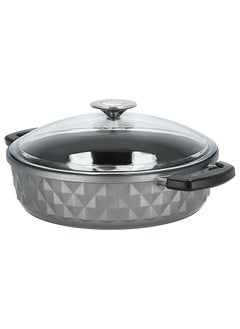 ALBERTO 7 Piece Granite Cookware Set With Glass Cove  - Image 4