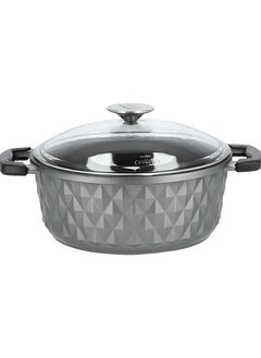 ALBERTO 7 Piece Granite Cookware Set With Glass Cove  - Image 5